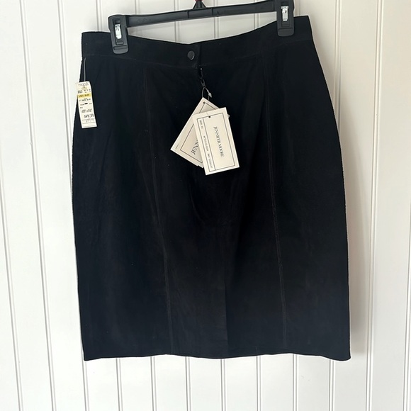 Vintage NWT Suede Skirt by Jennifer Moore - Picture 2 of 6